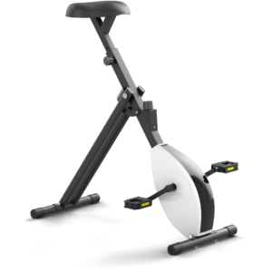 Deskbike white and black exercise bike