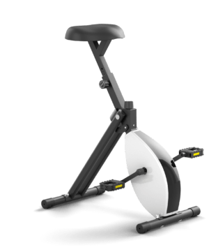 Deskbike white and black exercise bike